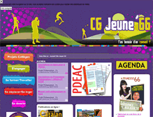 Tablet Screenshot of jeune66.fr